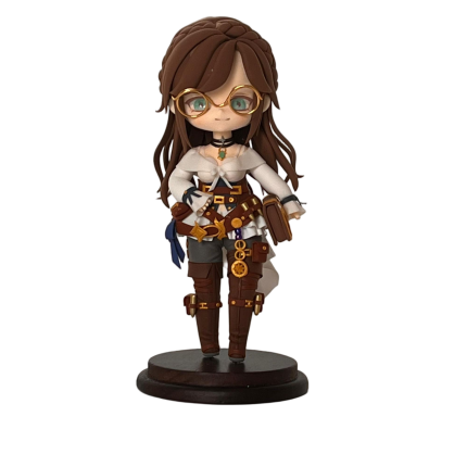 Custom 4inch cute chibi figurine from provide image